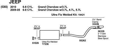 Dynomax 17236 Ultra Flo Welded Muffler T398762