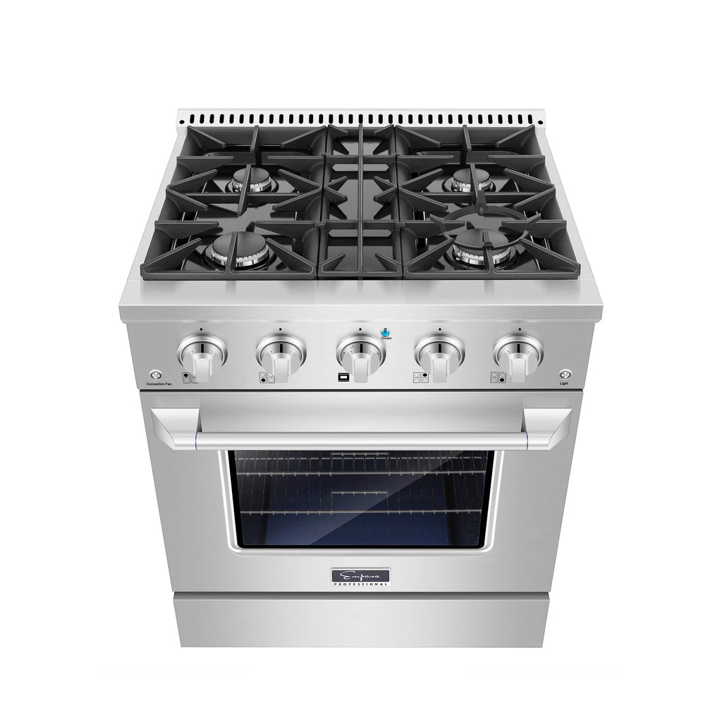 Empava 30 in. Pro-Style Slide-In Gas Range Single Oven L3531