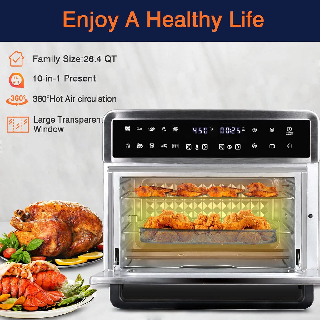 26QT Air Fryer Oven, Large Family Size Y8882