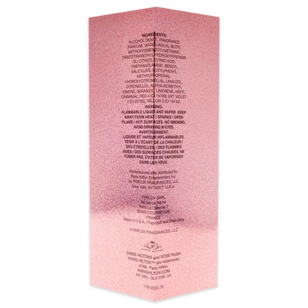 Paris Hilton Rose Rush Eau de Parfum for Women, 3.4 oz Y68892