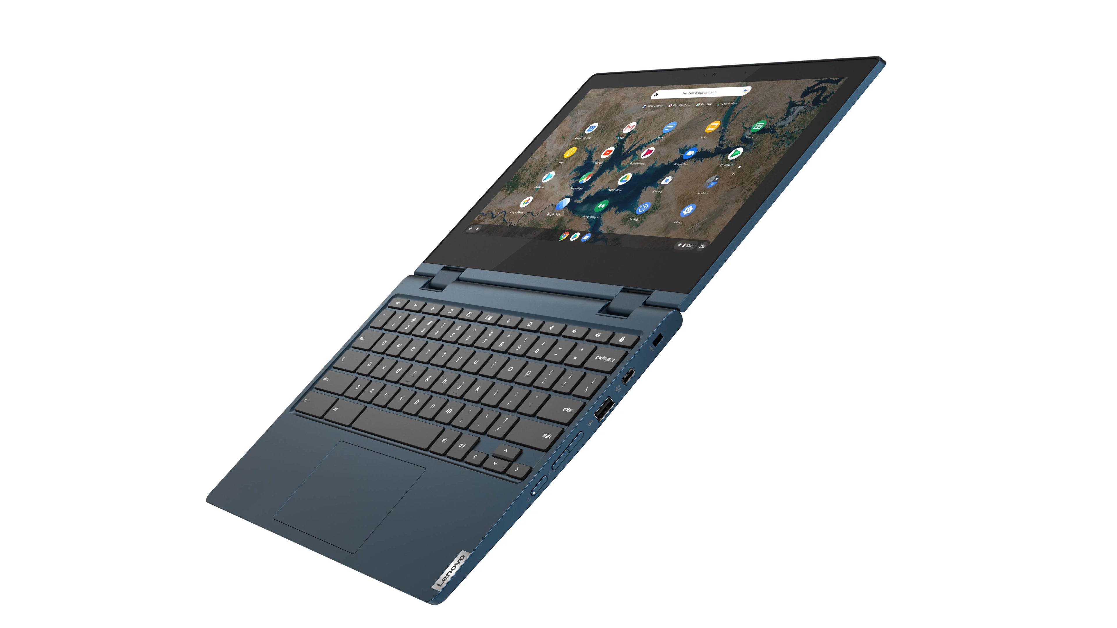 Lenovo Ideapad Flex 3 Chromebook 11.6" Touchscreen 2-in-1, Abyss Blue M67244