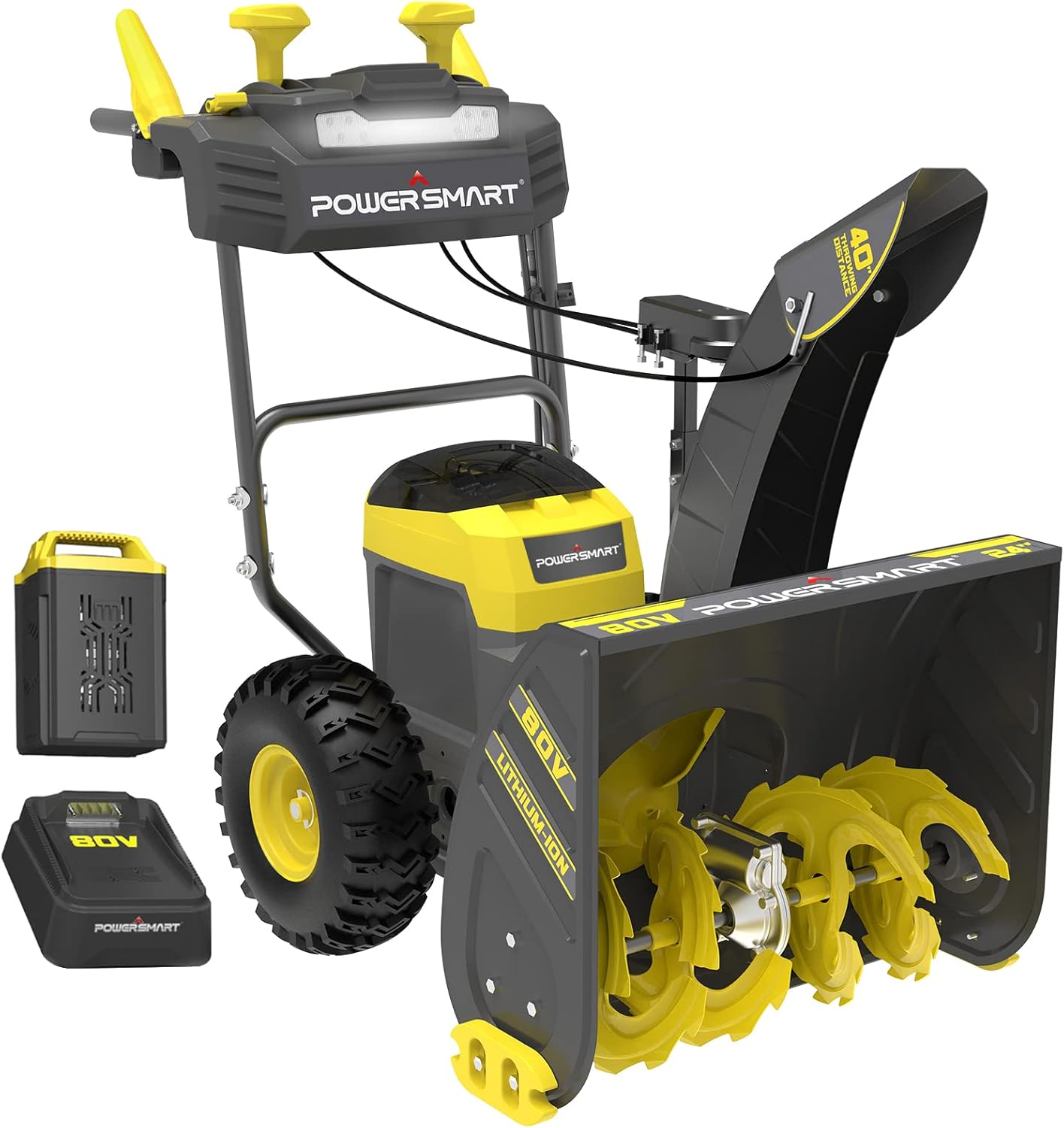 PowerSmart 24-Inch 212cc 2-Stage Gas Snow Blower H194066