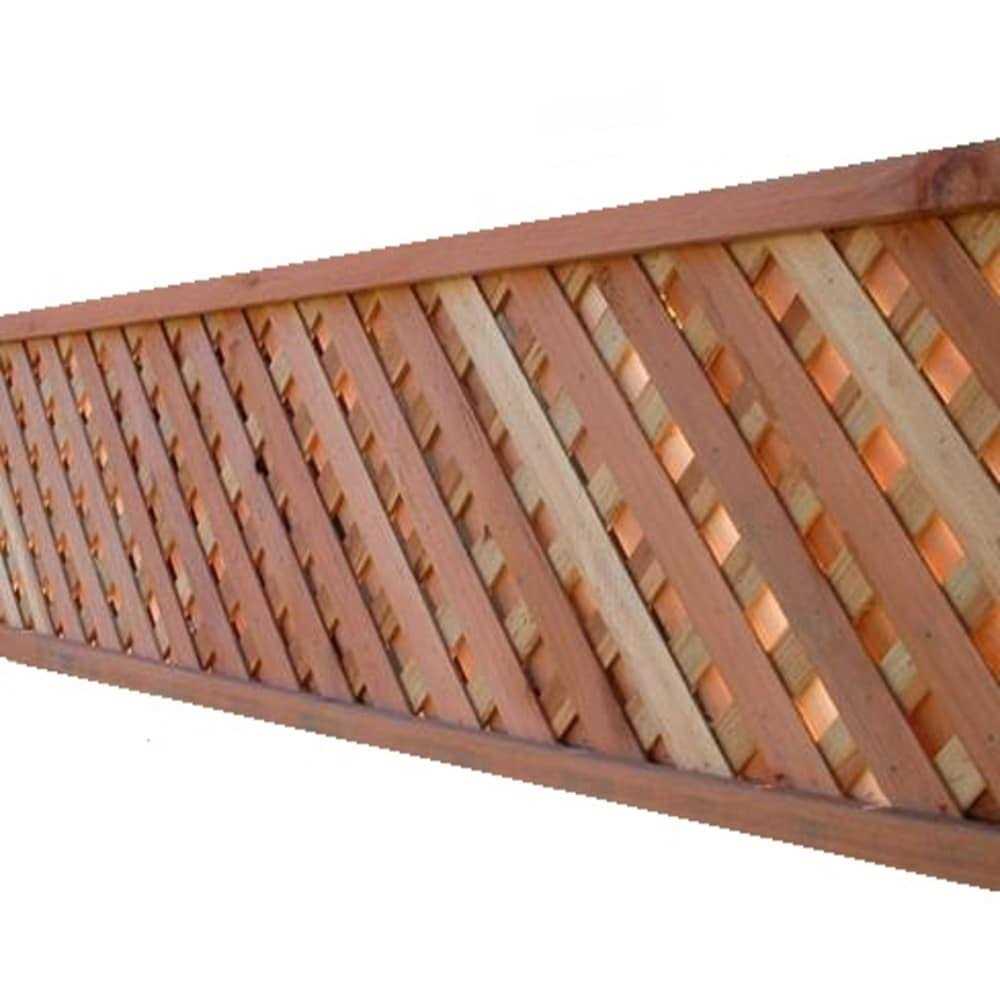 Unbranded 2-1/4-in x 16-1/2-in x 8-ft Natural Redwood Wood Privacy Lattice 73058 - Shop Hardware Tools Online Store