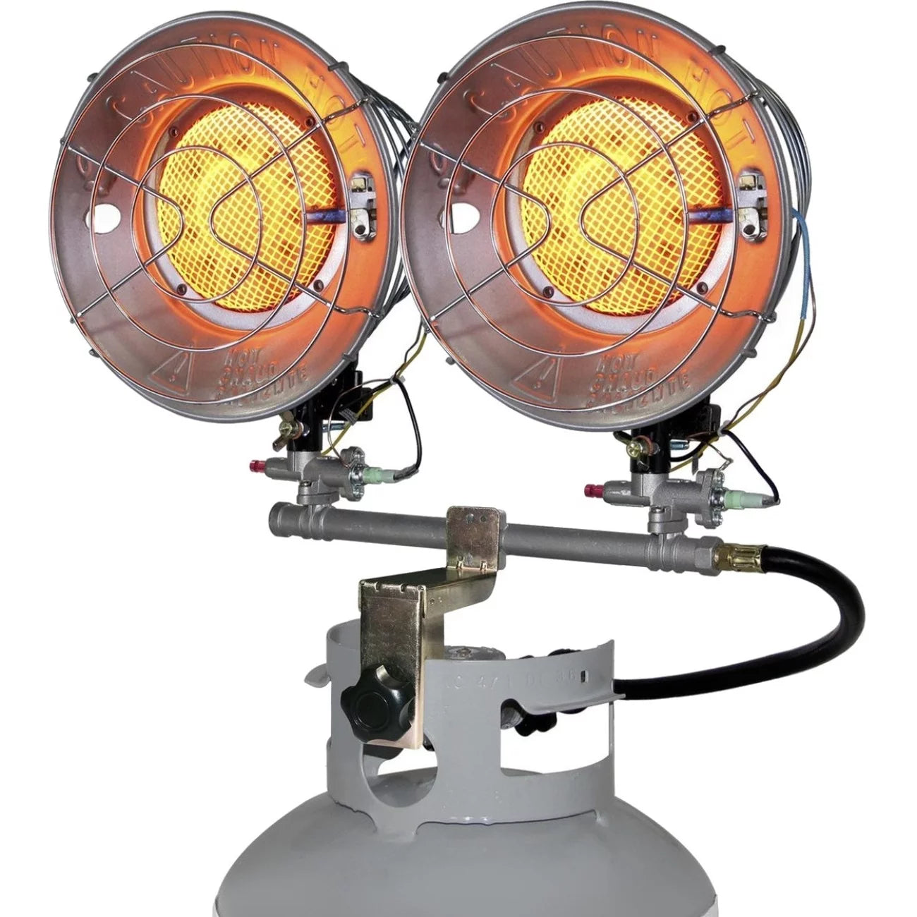Dura Heat TT-30CSA Double Burner Propane Tank Top Radiant Heater W69640