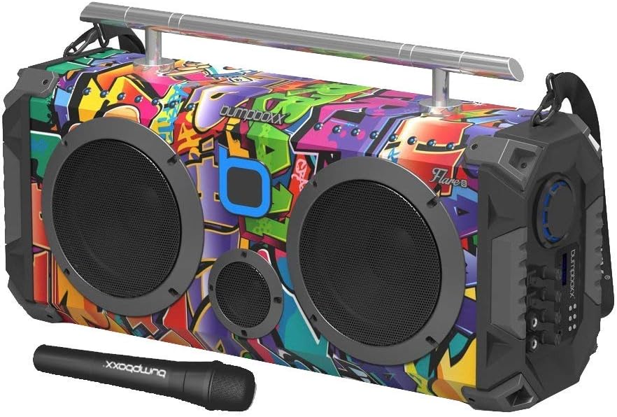 Bumpboxx Flare8 Bluetooth Boombox Black B66456