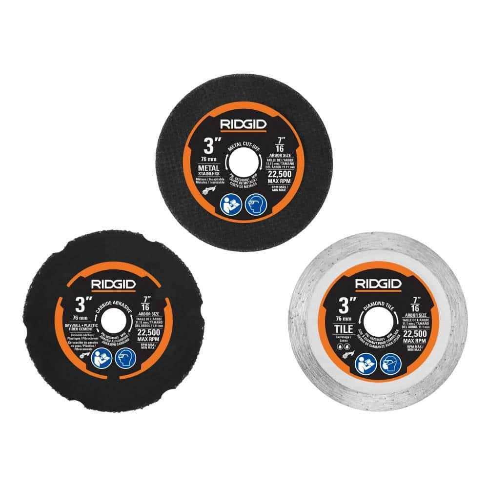 RIDGID 18V SubCompact Brushless 3 in. Multi-Material Saw G7897