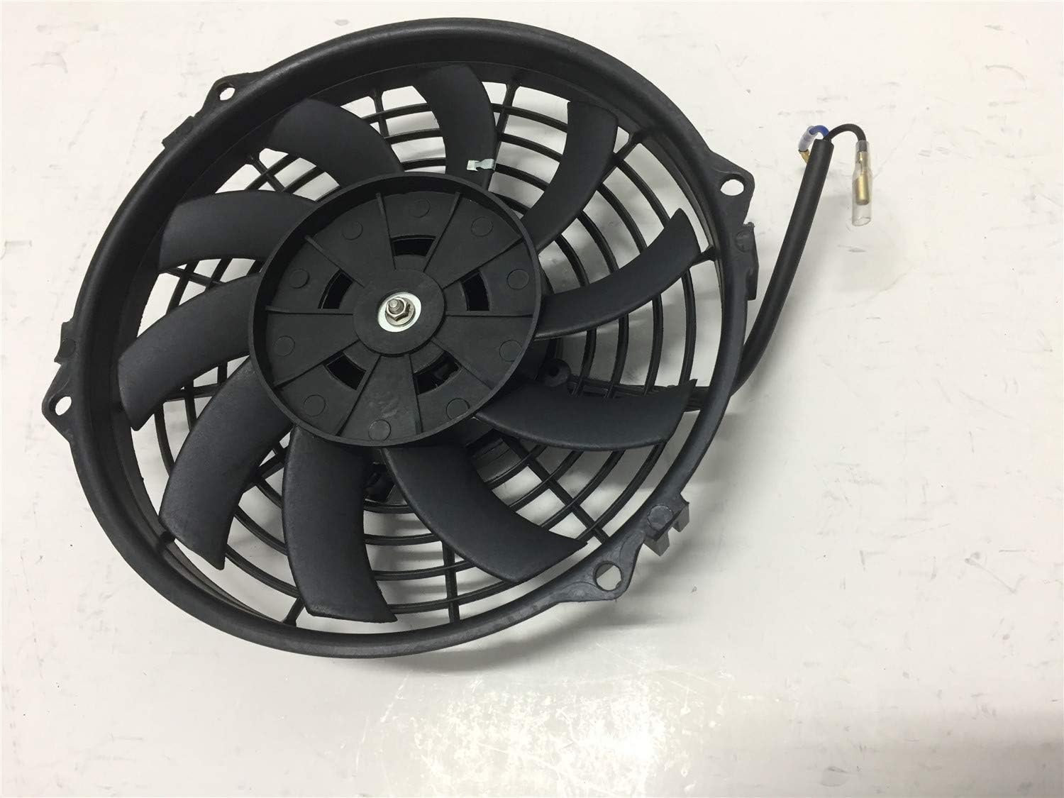 Radiator Cooling Fans 9 Inch Pull Push Slim Electric Fan with Mounting Kit, 2 Pack D7432