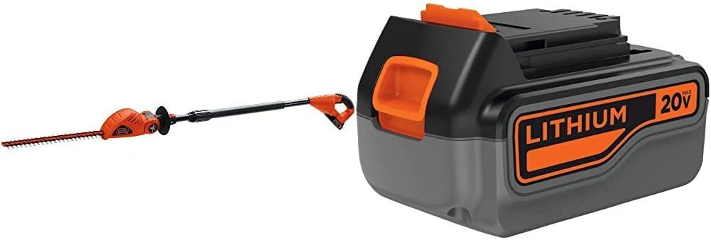 BLACK+DECKER 20V MAX Cordless Pole Hedge Trimmer, 18-Inch N2999