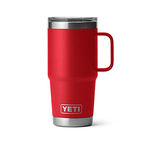 YETI Rambler 20 oz Stainless Steel Travel Mug with Stronghold Lid L9345