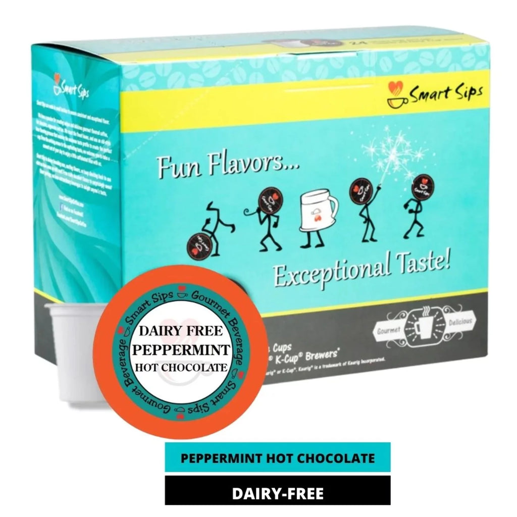 Peppermint Hot Chocolate Dairy-Free Cocoa Pods for Keurig K-Cup Brewers E923609
