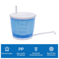 OUKANING Portable Mini Traveling Outdoor Clothes Dryer Compact Spin Dryer Hand-operated Dryer for Dorms Apartments Camping