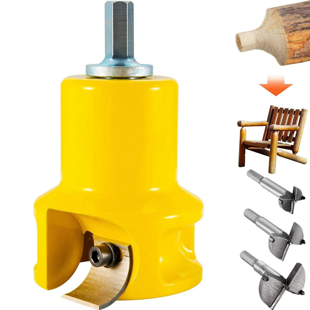 VEVOR Tenon Cutter 1.5 / 38 mm Diameter with Dual Curved Blades &amp; Button Screws Home Master Kit - Shop Hardware Tools Online Store