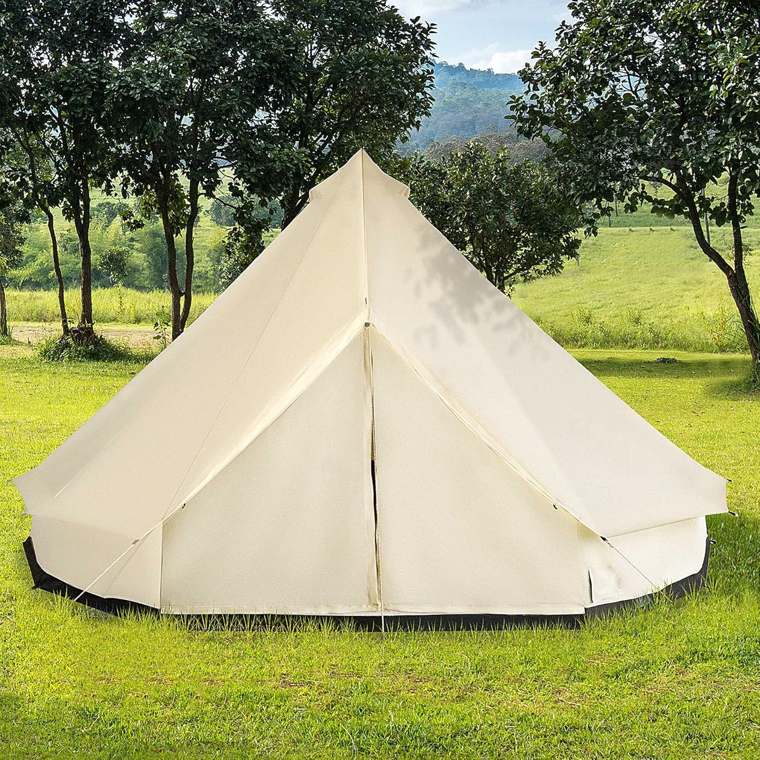 Outsunny 10-Person Waterproof Camping Tent Yurt X895