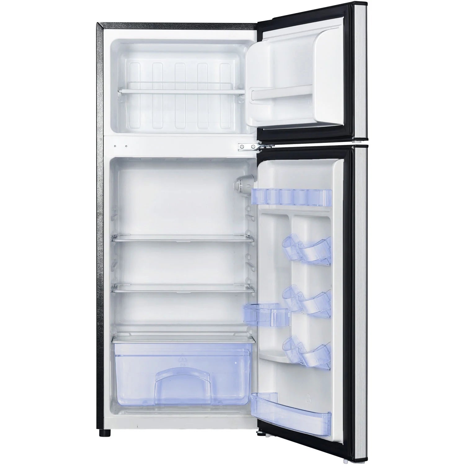 Magic Chef 4.5 Cu. Ft. Mini Refrigerator with Freezer, Stainless Steel W5199