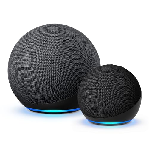Amazon Echo Alexa speaker with premium sound, Charcoal M86777