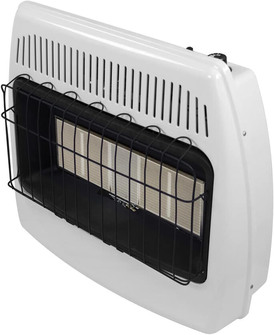 30,000 BTU Dual Fuel Wall Heater, Vent-Free Indoor Use A2302