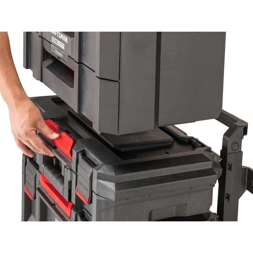 CRAFTSMAN TRADESTACK 21.45-in 2-Drawer Ball-bearing Tool Box A241760