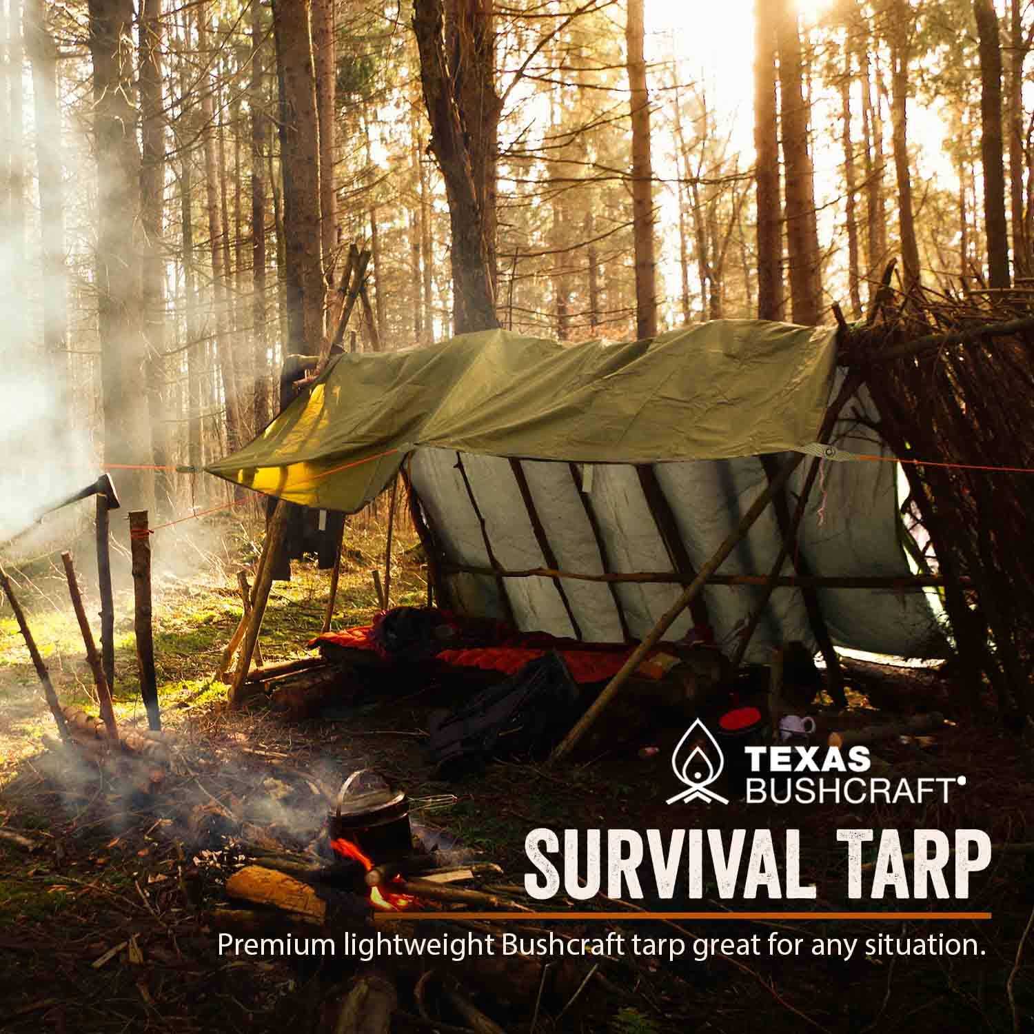 Texas Bushcraft Survival Tarp Adult Unisex N243