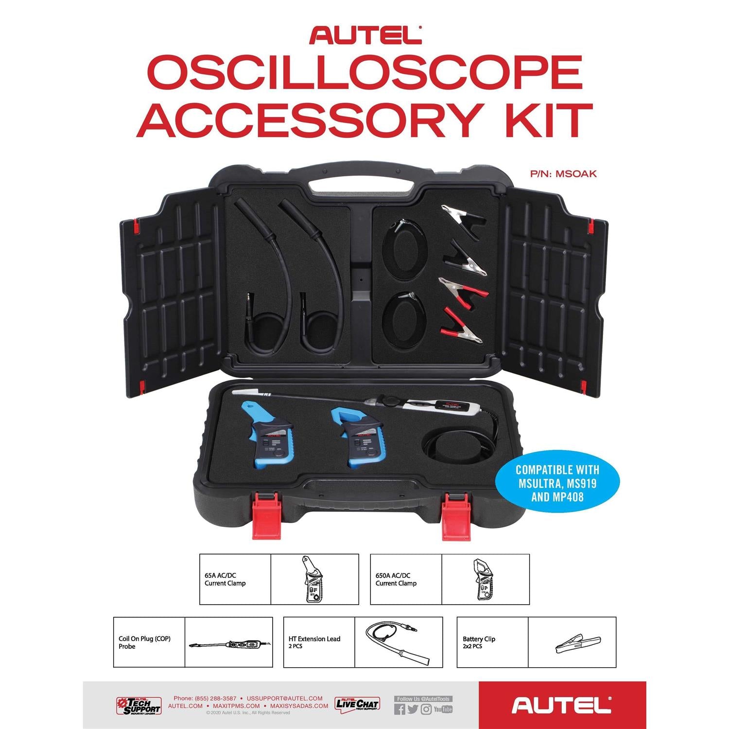 Autel MSOAK Oscilloscope Accessory Kit G7117