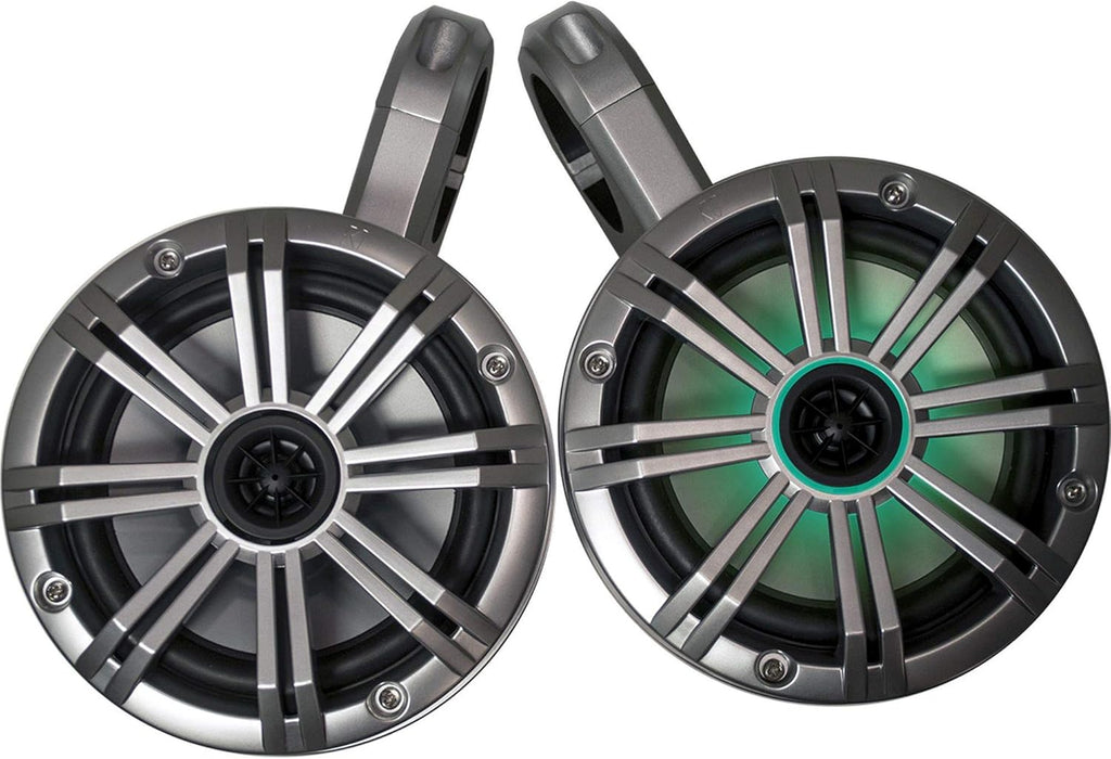 KICKER White Wake Tower System 6.5" Marine Speakers O642266
